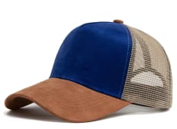 Unisex 5 Panel Mesh Suede Trucker Hat Custom Print Logo Men Baseball Cap Spring Summer Breathable Sports Hats Women Gorros