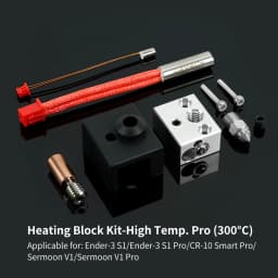 CREALITY Heating Block Kit High Temperature Pro Original for Ender-3 S1 CR-10 Smart Pro Printer Equipped with Sprite Extruder