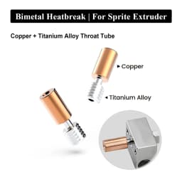 CREALITY Heating Block Kit High Temperature Pro Original for Ender-3 S1 CR-10 Smart Pro Printer Equipped with Sprite Extruder