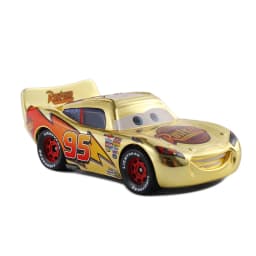 Cars 3 Disney Pixar Cars Metallic Finish Gold Chrome McQueen Metal Diecast Toy Car Lightning McQueen Children's Gift