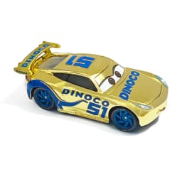 Cars 3 Disney Pixar Cars Metallic Finish Gold Chrome McQueen Metal Diecast Toy Car Lightning McQueen Children's Gift