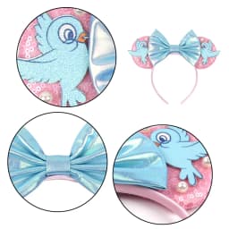 2026 Newest Cartoon Mouse Ears Headband Kid Adult Festival Party Sequin Bow Hairband Women Baby Girl Party Hair Accessories Gift