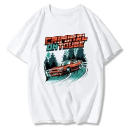 Initial D T Shirt Japanese Anime Graphic Funny Harajuku Manga T Shirt Fashion Casual Short Sleeve T Shirt Women Clothes