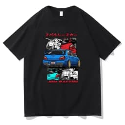 Initial D T Shirt Japanese Anime Graphic Funny Harajuku Manga T Shirt Fashion Casual Short Sleeve T Shirt Women Clothes