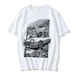Initial D T Shirt Japanese Anime Graphic Funny Harajuku Manga T Shirt Fashion Casual Short Sleeve T Shirt Women Clothes