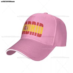 Madrid Baseball Cap The capital of Spain Trendy Trucker Hat Summer Unisex Outdoor Fashion Printed Snapback Cap