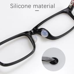 4pairs/lot Glasses Accessories Anti Slip Nose Pad For Glasses Non Slip Silicone Soft Nose Pads Airbag Nose Holder For Sunglasses
