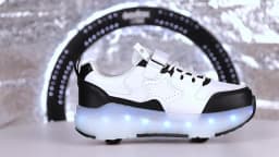 Kid Led Sneakers USB Charging Luminous Shoes Outdoor Sport Roller Skates Children Four Wheels Boys Girls Casual Shoes Glowing