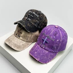New Unisex Letter Embroidery American Vintage Baseball Hats Broken Breathable Casual Sunshade Peaked Caps Versatile Fashion Ins