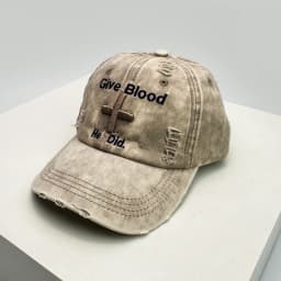 New Unisex Letter Embroidery American Vintage Baseball Hats Broken Breathable Casual Sunshade Peaked Caps Versatile Fashion Ins