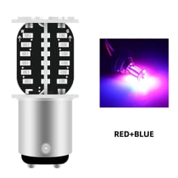 1Pcs 1157 LED Strobe Brake Light BAY15D LED 64SMD DRL Water Flashing Reversing Parking Lamp Motorcycle Car Turn Signal Tail Lamp