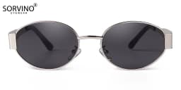 SORVINO Retro Metal Frame Oval Sunglasses Luxury Fashion Brand Female Sun Glasses for Women Men Punk Unisex Stylish Shades UV400
