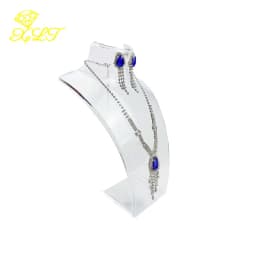 4 Colors Acrylic Mannequin Necklace Jewelry Display Holder Pendant Earrings Decorate Exhibition Display Stand Shelf