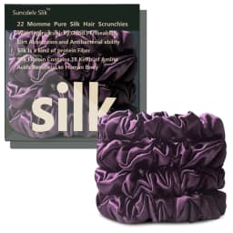 100% Natural Silk Solid Color Hair Ties High Quality Hair Scrunchies Women Big Hairbands Hair Accessories Width 2CM