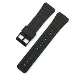 18mm Silicone Rubber Strap for Casio W800H W800H A158/168 AE1200/1300 SGW400 F91W F84 F105/108 Soft Black Watchband Bracelet