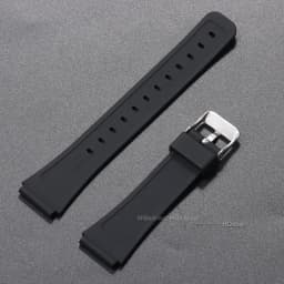 18mm Silicone Rubber Strap for Casio W800H W800H A158/168 AE1200/1300 SGW400 F91W F84 F105/108 Soft Black Watchband Bracelet
