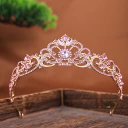 Gold/Silver Color Crystal Crown Princess Tiara for Girls Women Hair Dress Accessories Party Birthday Crown Headwear Jewelry