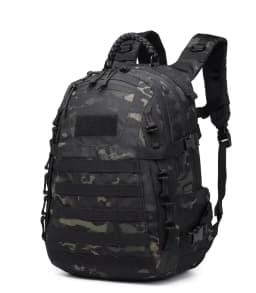 35L Outdoor Backpack Waterproof Camouflage Camping Hiking Backpack Large Wear-Resistant Sports Bag