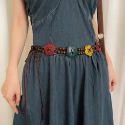 Retro Do Old Sweet Wind Belt Female Minority Lovely Flower National Wind With Skirt Dress Decorative Waist Rope Tide