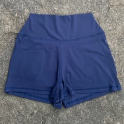 Solid Color Women's Sports Yoga Shorts Women's Casual Sports Shorts Hip Lifting Fitness Shorts, High Waisted Pocket Shorts