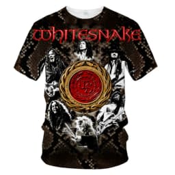 Summer fashion trend 3D printing cool personalized print music pattern music band casual comfortable short sleeved top