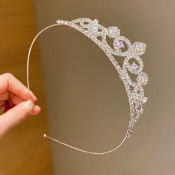 1 Piece Children's Cute Crown Hair Hoop for Birthday Gifts for Girls