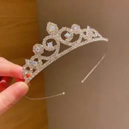 1 Piece Children's Cute Crown Hair Hoop for Birthday Gifts for Girls