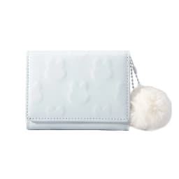 Cute Cartoon Rabbit Coin Purse Women Short Foldable PU Wallet Card Holder Girls Pink Clutch Bags Trendy Candy Color Wallets