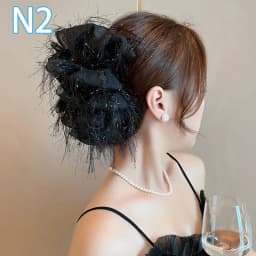 Elegant Bowknot Hair Clips Women Temperament Elegant Mesh Hair Clip Fashion Hair Accessories Girl Styling Hairpin Headdress