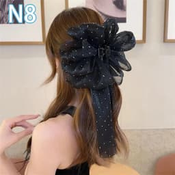 Elegant Bowknot Hair Clips Women Temperament Elegant Mesh Hair Clip Fashion Hair Accessories Girl Styling Hairpin Headdress
