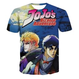 Summer hot selling fashionable men's 3D printed anime adventure T-shirt short sleeved cool T-shirt