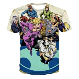 Summer hot selling fashionable men's 3D printed anime adventure T-shirt short sleeved cool T-shirt