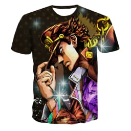 Summer hot selling fashionable men's 3D printed anime adventure T-shirt short sleeved cool T-shirt