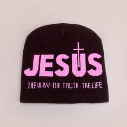 Y2K Letter Cross Street Wool Knitted Hats Autumn and Winter Hip Hop Warm Personal Comfortable Versatile Fashion Jacquard Weave