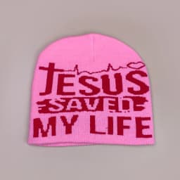 Y2K Letter Cross Street Wool Knitted Hats Autumn and Winter Hip Hop Warm Personal Comfortable Versatile Fashion Jacquard Weave