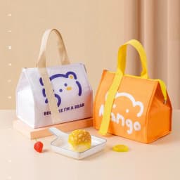 Portable Thermal Lunch Box Bags for Women Kids Food Storage Handbags Travel Picnic Pouch Insulated Cooler Bento Bag