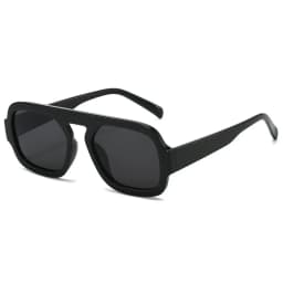 Retro Pilot Square Sunglasses Lady Fashion Simple Ins Black Tea Sun Glasses for Women Men Trending Outdoor Casual Shades UV400
