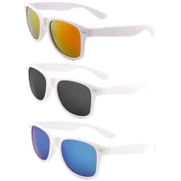 New Brand Cool Sunglasses New White PC Frame Glasses Men Women Sun Glasses Sun Goggles Eyewear Unisex Sunglasses Male Female