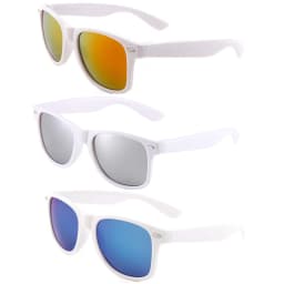 New Brand Cool Sunglasses New White PC Frame Glasses Men Women Sun Glasses Sun Goggles Eyewear Unisex Sunglasses Male Female