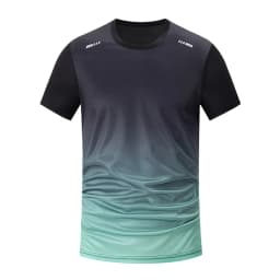1/4/6 Pcs Men's Plus Size Gradient Quick-Drying Short-Sleeved Teenagers Loose Sports Running Fitness Football Basketball T-Shirt