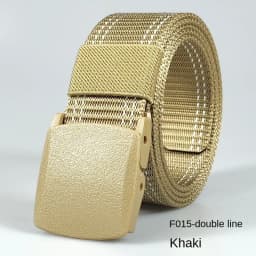 Automatic Buckle Nylon Women's Belts Canvas Outdoor Travel Premium Pants Sports Non-metallic Belts for Men White Black Blue Red