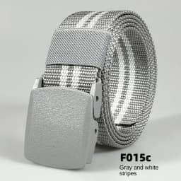 Automatic Buckle Nylon Women's Belts Canvas Outdoor Travel Premium Pants Sports Non-metallic Belts for Men White Black Blue Red