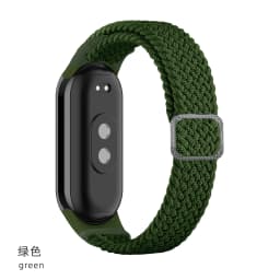 Strap for Xiaomi Mi Band 9 8 7 Elastic Nylon Braided Solo Loop Adjustable Buckle Replacement correa bracelet Miband 4 3 5 6 7