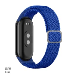 Strap for Xiaomi Mi Band 9 8 7 Elastic Nylon Braided Solo Loop Adjustable Buckle Replacement correa bracelet Miband 4 3 5 6 7