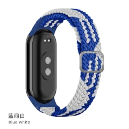 Strap for Xiaomi Mi Band 9 8 7 Elastic Nylon Braided Solo Loop Adjustable Buckle Replacement correa bracelet Miband 4 3 5 6 7
