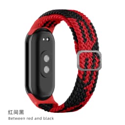 Strap for Xiaomi Mi Band 9 8 7 Elastic Nylon Braided Solo Loop Adjustable Buckle Replacement correa bracelet Miband 4 3 5 6 7