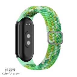 Strap for Xiaomi Mi Band 9 8 7 Elastic Nylon Braided Solo Loop Adjustable Buckle Replacement correa bracelet Miband 4 3 5 6 7