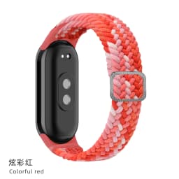 Strap for Xiaomi Mi Band 9 8 7 Elastic Nylon Braided Solo Loop Adjustable Buckle Replacement correa bracelet Miband 4 3 5 6 7