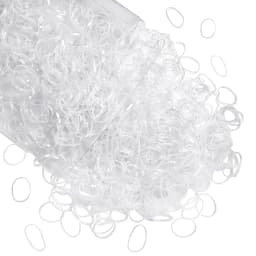 200-1500Pcs Girls Disposable Rubber Bands Clear Elastic Hair Bands Children Ponytail Holder Ties Headband Kids Hair Accessories