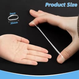 200-1500Pcs Girls Disposable Rubber Bands Clear Elastic Hair Bands Children Ponytail Holder Ties Headband Kids Hair Accessories